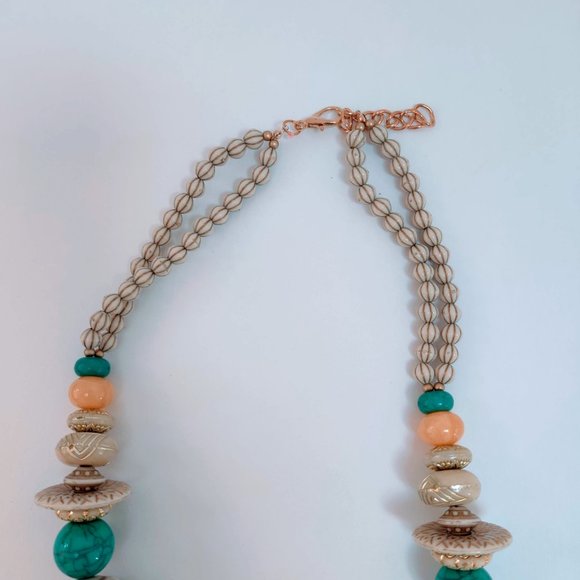 Designer Inspired Turquoise Chroma Necklac… - Picture 3 of 3